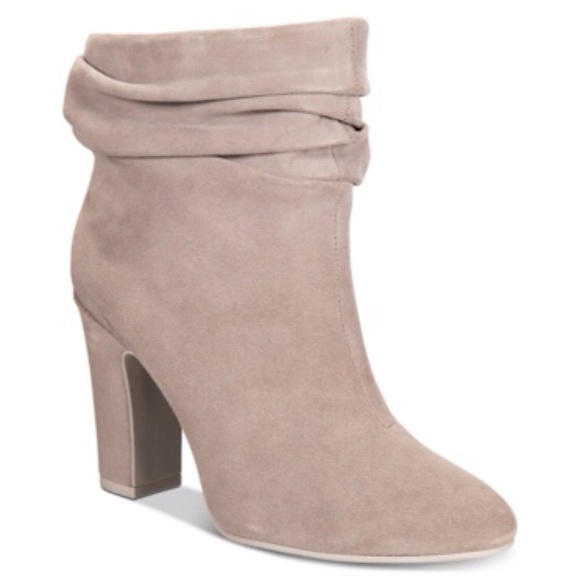 DKNY Sabel Booties Suede Taupe - Picture 2 of 5